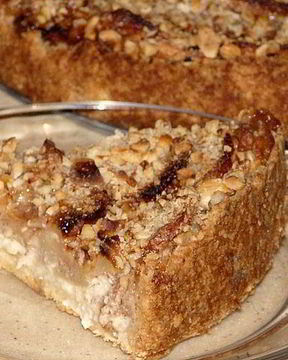 Датский яблочный чизкейк