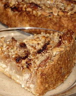 Датский яблочный чизкейк