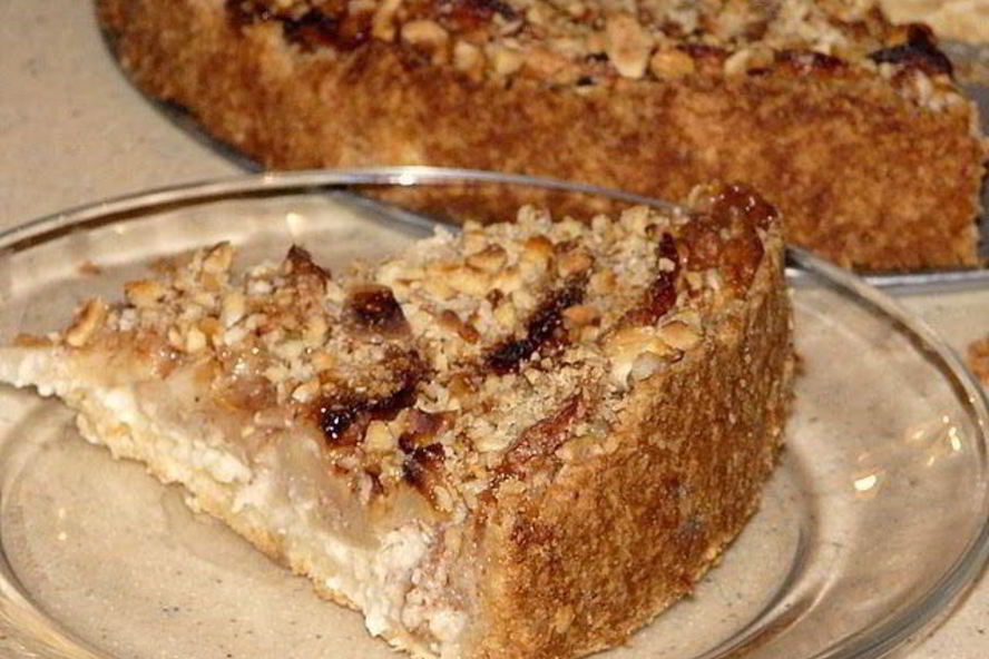 Рецепт датского яблочного чизкейка