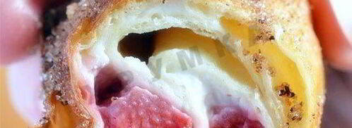 клубничный чизкейк в лаваше с творогом. Шаг 5