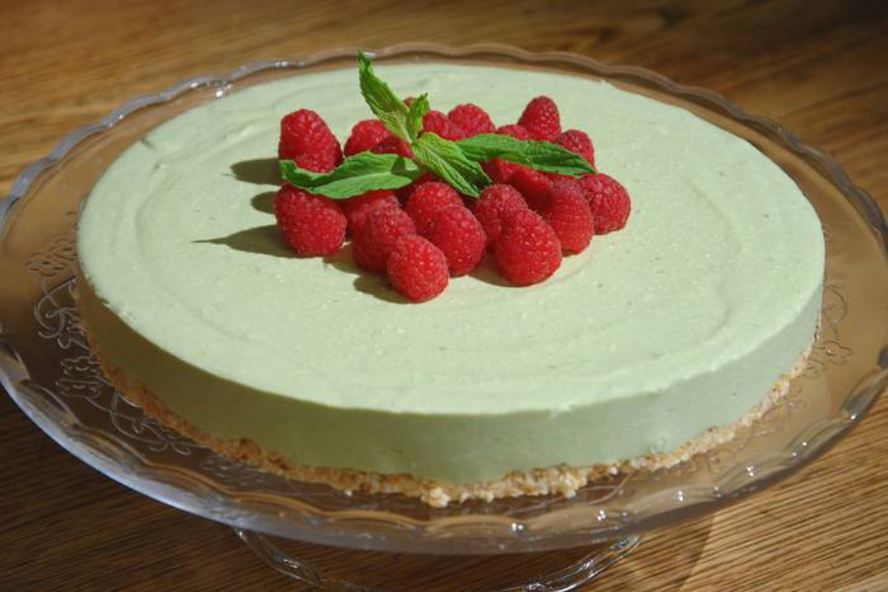 Рецепт кокосового чизкейка на зеленом чае