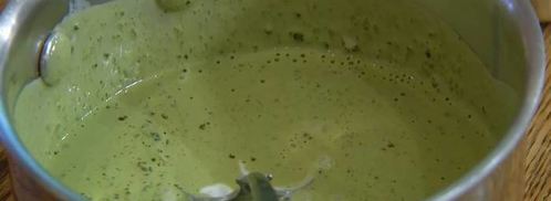 кокосовый чизкейк на зеленом чае. Шаг 4