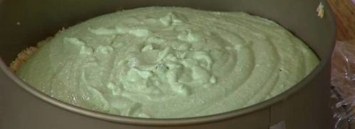 кокосовый чизкейк на зеленом чае. Шаг 9