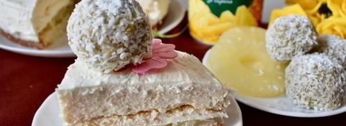 кокосовый чизкейк с ананасами. Шаг 33