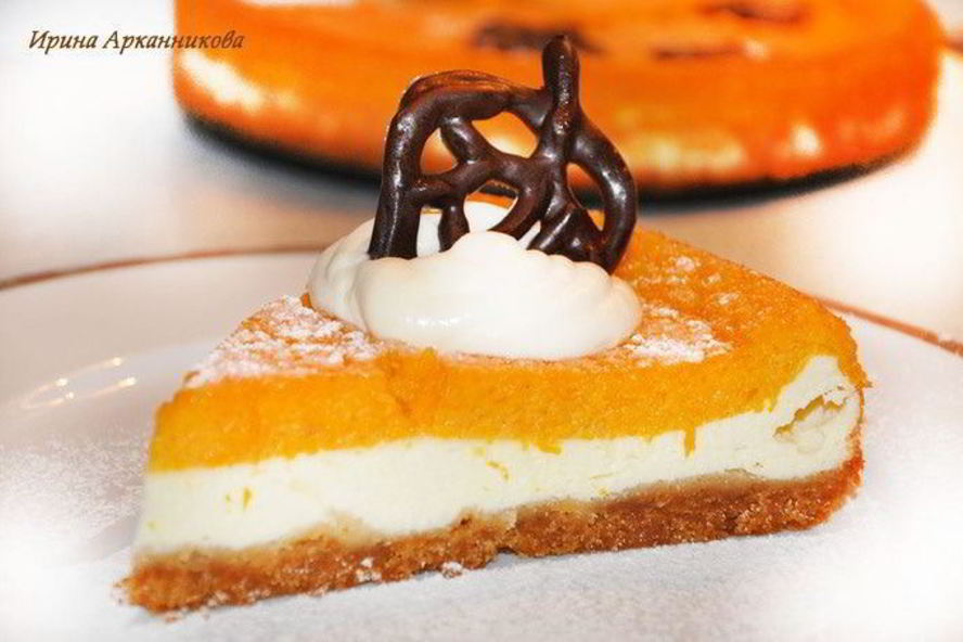 Рецепт осеннего тыквенного чизкейка