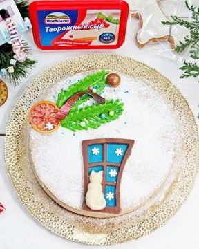 Пряный рождественский чизкейк