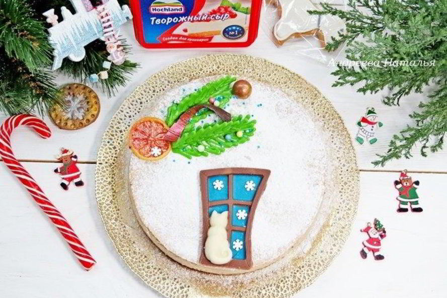 Рецепт пряного рождественского чизкейка