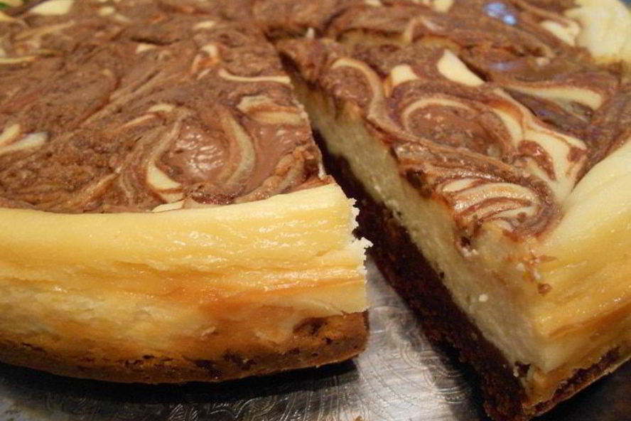 Рецепт шоколадного чизкейка мраморного