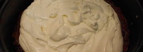 шоколадный чизкейк мраморный. Шаг 6