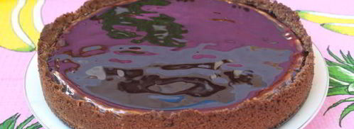 сырный чизкейк с шоколадом. Шаг 7