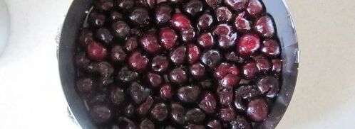 творожный чизкейк с вишней без выпечки. Шаг 8