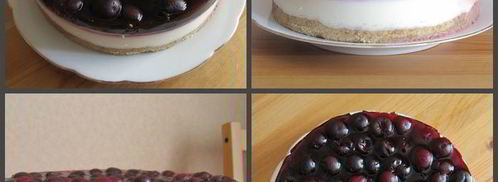 творожный чизкейк с вишней без выпечки. Шаг 10