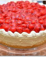 Вишневый чизкейк без выпечки