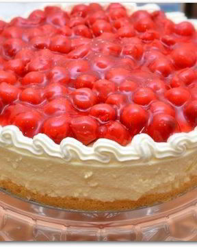 Вишневый чизкейк без выпечки