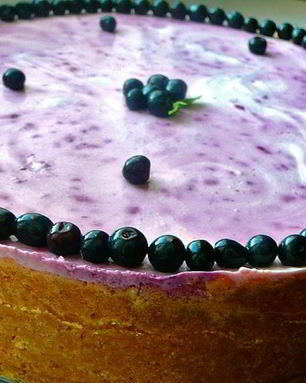 Ягодный чизкейк без выпечки