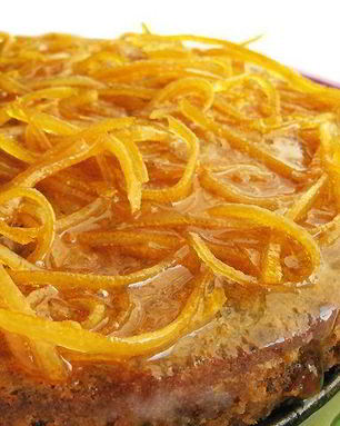 Апельсиновый кекс с маком