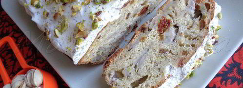 бананово-фисташковый кекс под молочно-маковой глазурью. Шаг 20