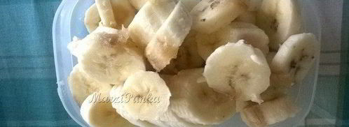 бананово-фисташковый кекс под молочно-маковой глазурью. Шаг 7