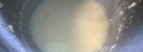 бананово-фисташковый кекс под молочно-маковой глазурью. Шаг 9