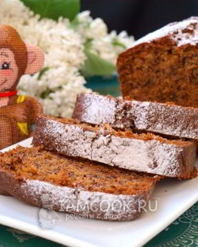 Банановый кекс в духовке