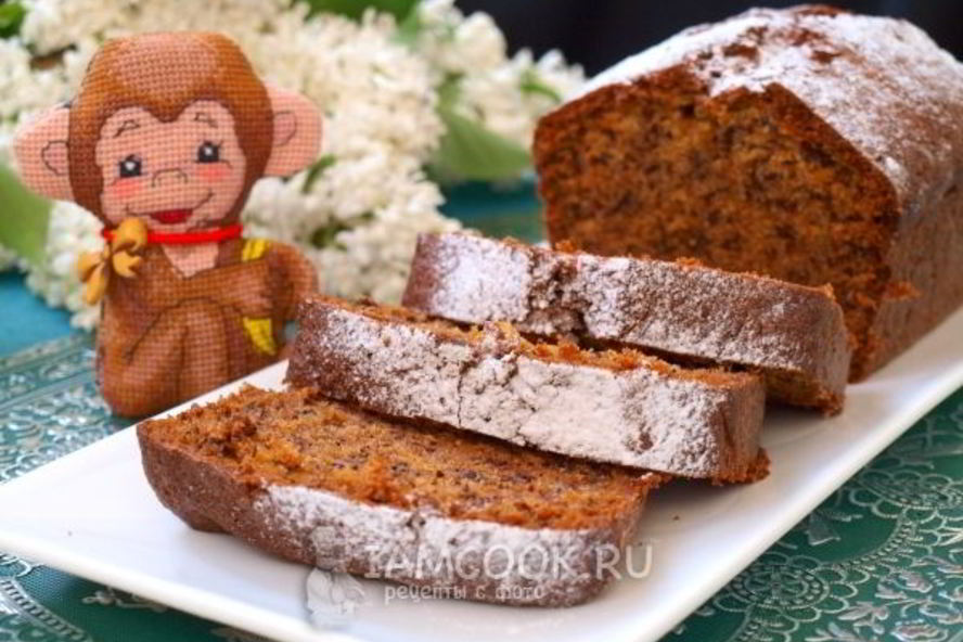 Рецепт бананового кекса в духовке