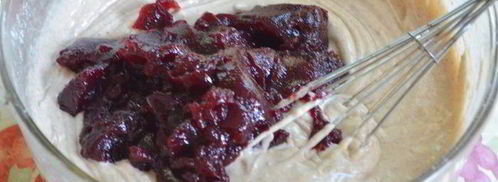 ежевичный джемовый кекс. Шаг 4