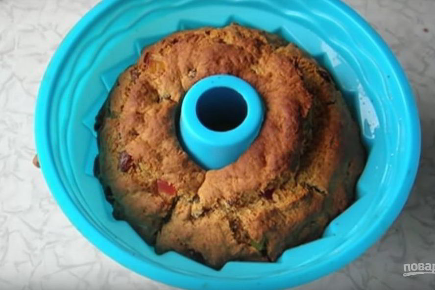 Рецепт имбирного кекса с изюмом и цукатами без сахара