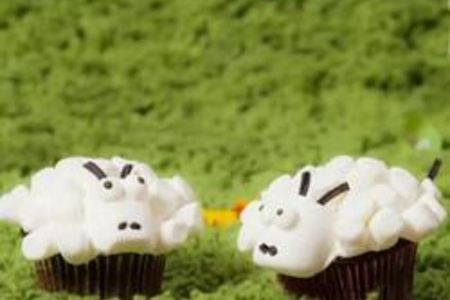 Рецепт капкейков овечек