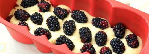 кекс с ежевикой и малиной. Шаг 5