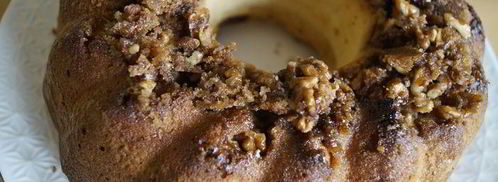 кекс с имбирем и ореховым топпингом. Шаг 8