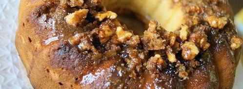 кекс с имбирем и ореховым топпингом. Шаг 9