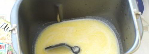 кекс с изюмом в хлебопечке. Шаг 3