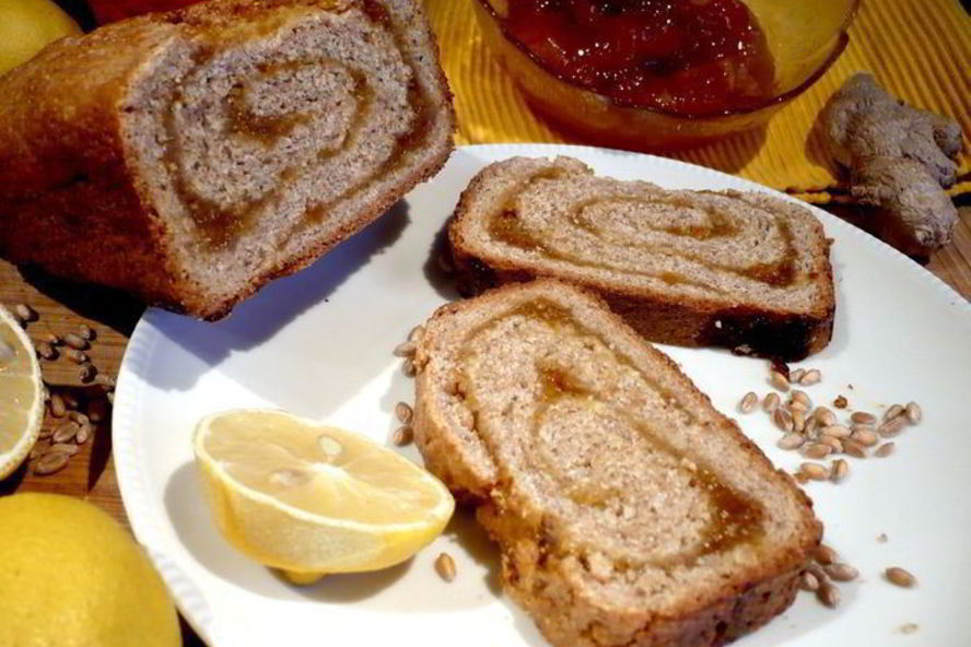 Рецепт кекса с кардамоном и имбирем мы делили апельсин