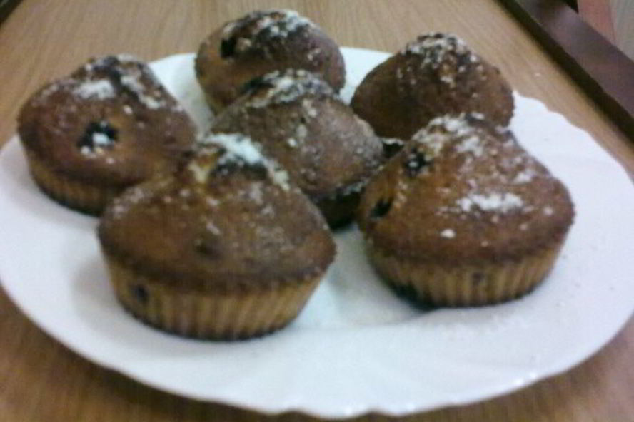 Рецепт кексов кофейных с вишнея