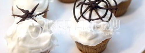 кексы с паутинкой. Шаг 9