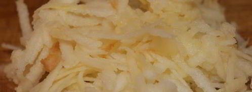 кексы удивительные с творогом, курицей и яблоком. Шаг 2