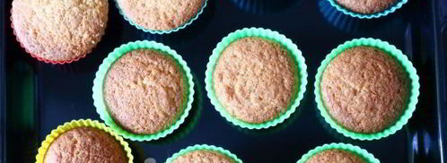 лимонные кексы в силиконовых формочках. Шаг 15