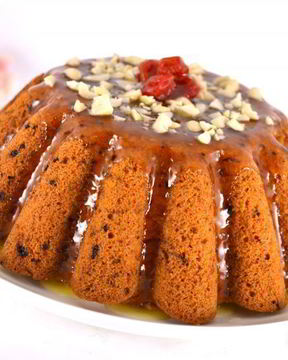 Нежный тыквенный кекс с апельсиновой помадкой