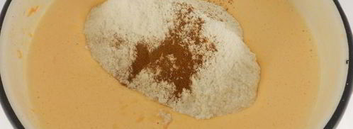 нежный тыквенный кекс с апельсиновой помадкой. Шаг 3