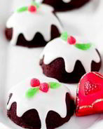 Новогодние шоколадные капкейки