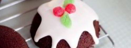 новогодние шоколадные капкейки. Шаг 3