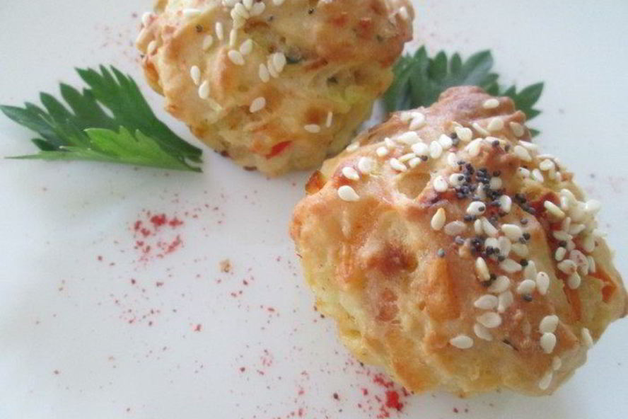 Рецепт огуречных булочек-кексов