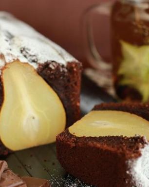 Польский шоколадно-грушевый кекс