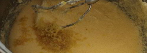 творожный кекс с вишней. Шаг 2