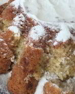 Творожный лимонно-банановый кекс