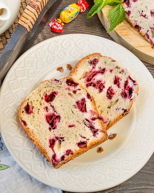 Вишневый кекс на растительном масле