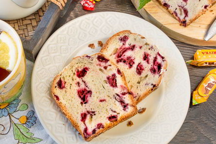 Рецепт вишневого кекса на растительном масле