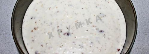 воздушный кекс на кефире с изюмом. Шаг 11