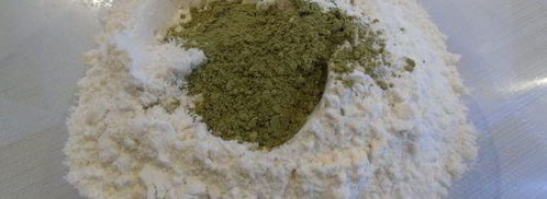 зеленый творожный кекс. Шаг 2