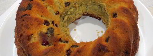 зеленый творожный кекс. Шаг 7